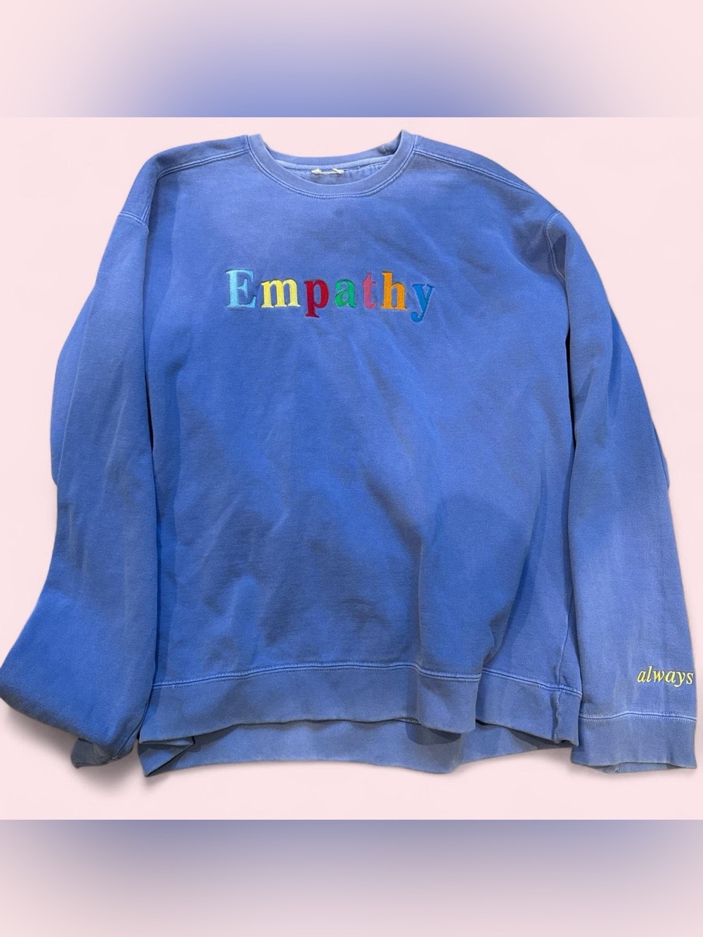 Empathy Crewneck Sweatshirt - Blue